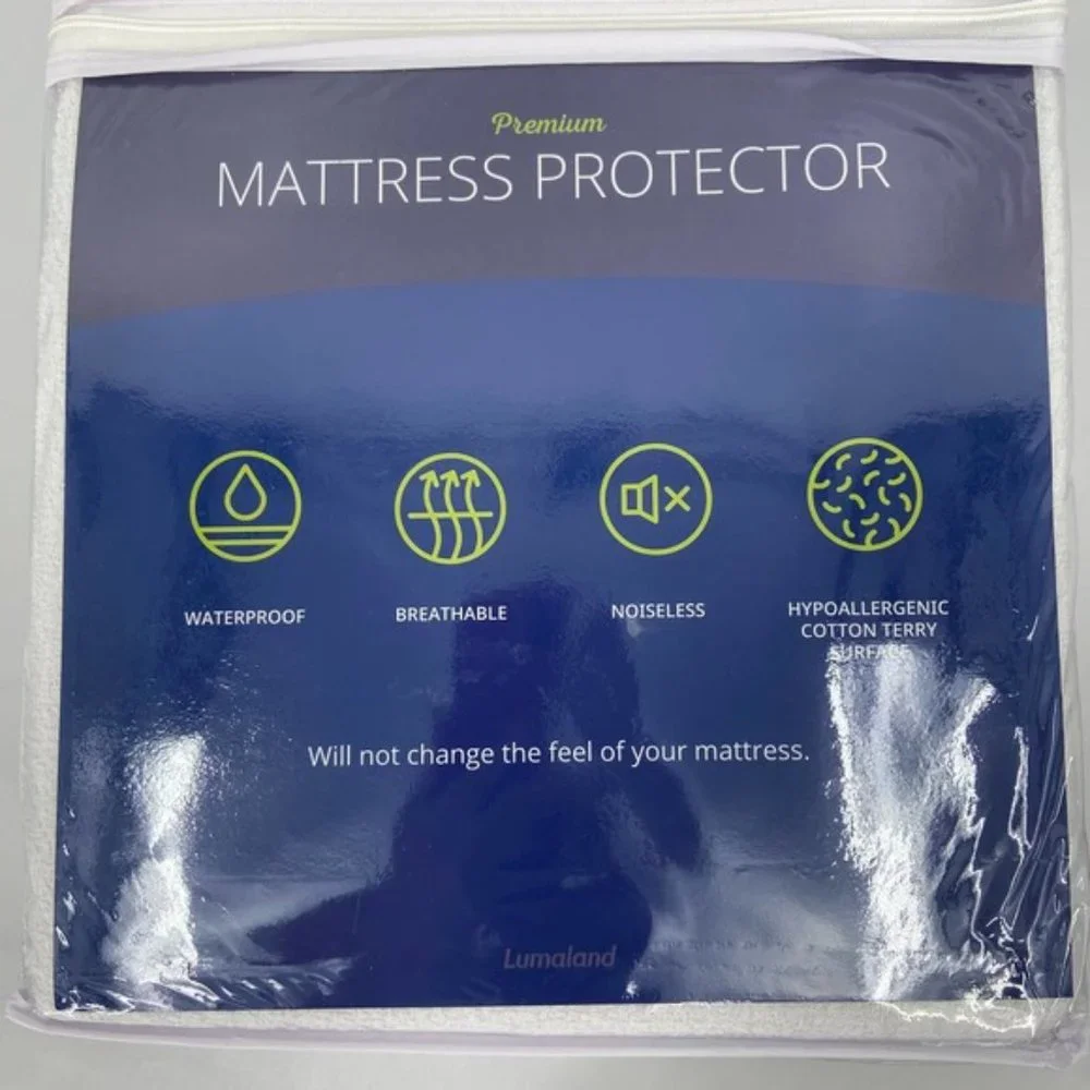 NEW Lumaland King Size Premium Waterproof Hypoallergenic Mattress Protector